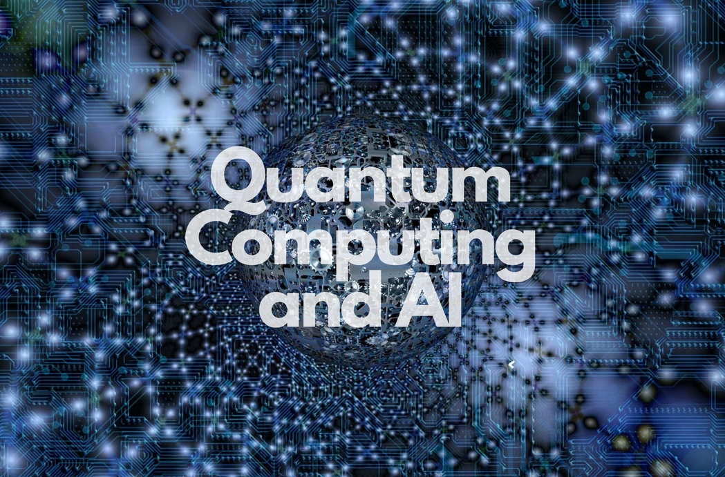 Article banner that says "Quantum Computing and AI"